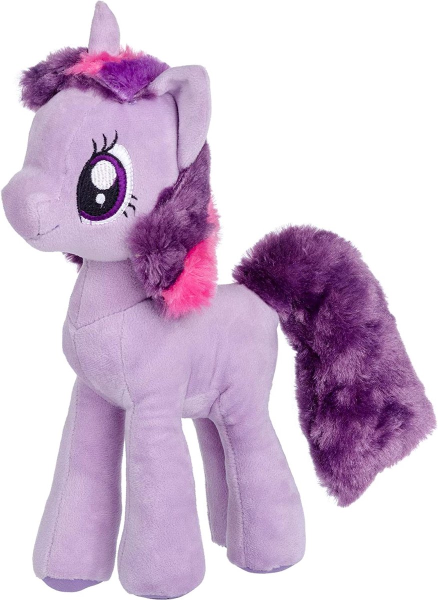 Twilight Sparkle - My Little Pony Pluche Knuffel XL 50 cm | My Little Pony Plush Toy | My Little Pony knuffel voor kinderen | Speelgoed voor kinderen | Applejack, Pinkie Pie, Rainbow Dash, Rarity, Fluttershy, Twilight